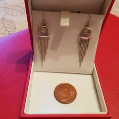 earrings color silver