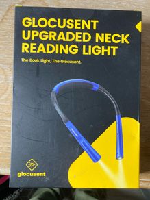 Neck reading light.