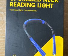 Neck reading light.
