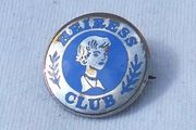 HEIRESS CLUB membership enamel badge 1950s (Girls Own Paper magazine). A scarce badge.