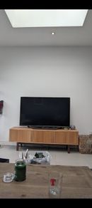 Walnut vintage TV stand