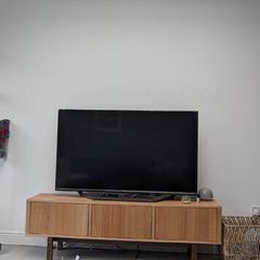 Walnut vintage TV stand