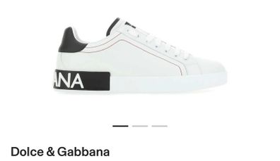 Dolce & Gabbana Logo-Patch Lace-Up Sneakers