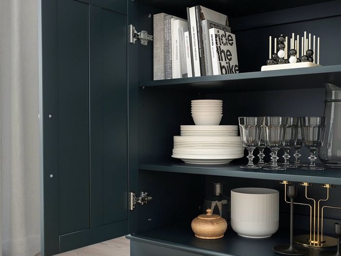 IKEA Lommarp cabinet with glass doors