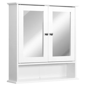 Wall-mounted Medicine Cabinets Bathroom Living Room Organizer with Mirror (FREE POSTAGE)