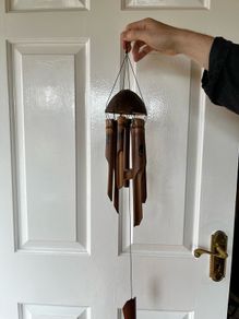 Wind Chimes from wooden pipes