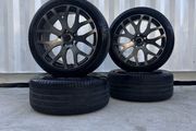 Genuine RAYS Waltz Forged S7 18" Alloys &amp; Tyres - Like New, Pirelli Tyres
