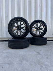 Genuine RAYS Waltz Forged S7 18" Alloys & Tyres - Like New, Pirelli Tyres