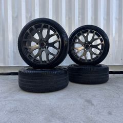 Genuine RAYS Waltz Forged S7 18" Alloys & Tyres - Like New, Pirelli Tyres