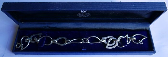 Vintage Sterling Silver 925 Bracelet in Original Box length 9,5" - 29,6g
