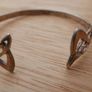 Vintage Sterling Silver 925 Celtic Knot Torc Bangle 13,9g Image 5