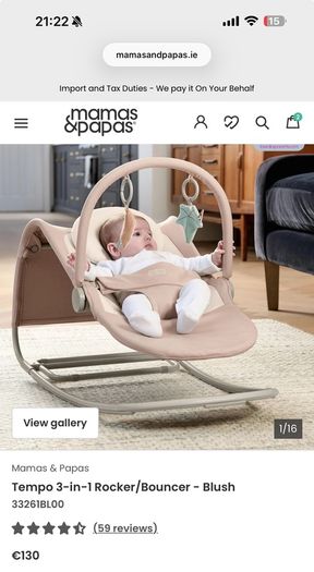 Baby bouncer Mamas and Papas