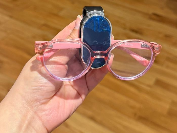 Car eyeglasses holder