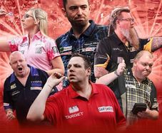 Darts masters at the marquee