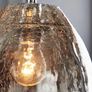 Smoked Glass Pendant Lights x2 Image 4
