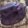 Purple Wedding Hats . Image 3