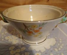 Vintage flower table holder burleigh ware
