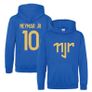 Kids Neymar Jr Inspired Soccer Hoodie Jumper footy merch Jumper Neymar Jr Merch Boys Girls Gift Top Tee 5-13yrs Number 10 # 10 Image 4