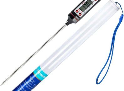 Kitchen Food Baking Digital Thermometer New Meat Thermometer Electronic Probe Type Digital Display Liquid Grill Thermometer