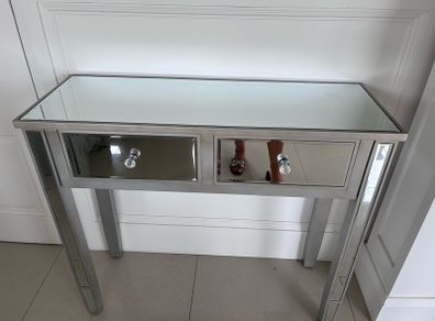 Mirrored console table