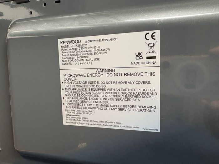 Kenwood Microwave