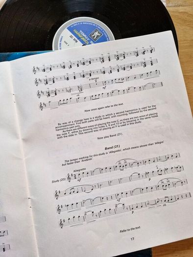 Vintage Tom Reilly Harmonica Course (2xVinyl LP Set + Music Book