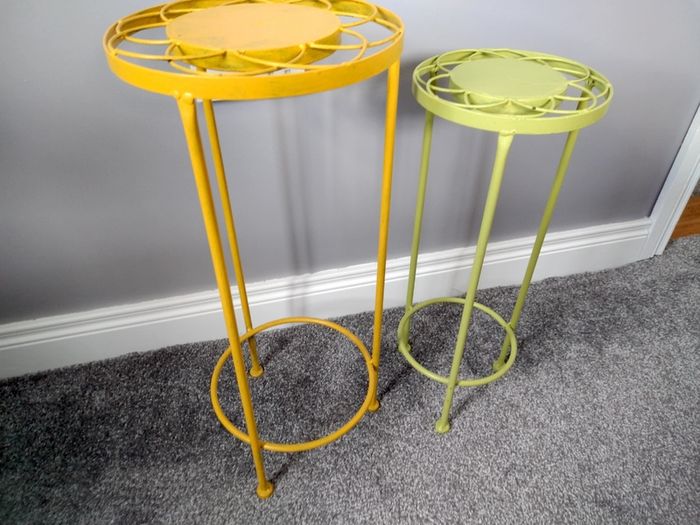 Steel Plant Stand Set of x2