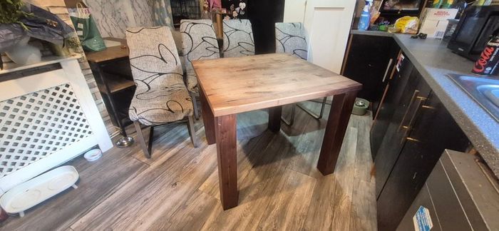 free kitchen with chairs