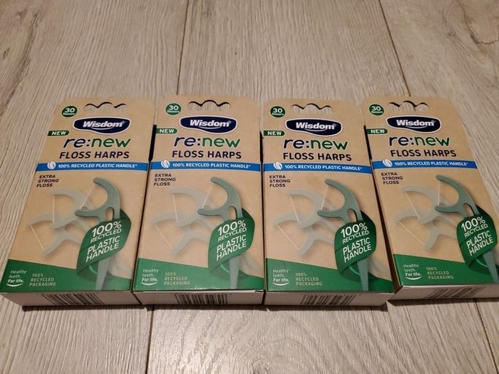 Dental floss harps