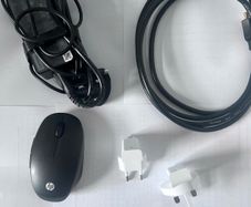 Charger + HDMI Cable + HP Mouse