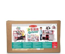 Brand New Melissa & Doug Wooden Diner Set Sealed Box Perfect Gift