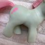 My Little Pony Baby Cuddles G1 1986 Beddy Bye Eye MLP Dirty approx. 7.5 cm. Used sometimes left eye opens only to the middle Please see photos Image 5
