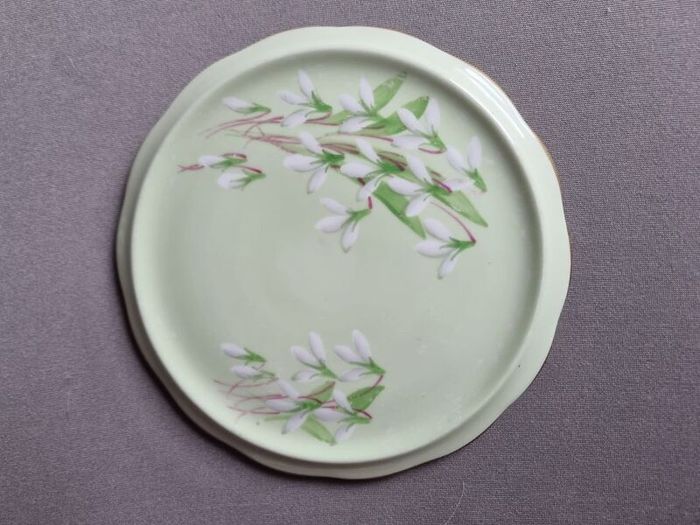 Royal Albert "Laurentian Snowdrop"  Bone China Teapot Holder Stand