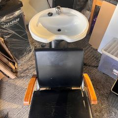 salon basin/ backwash