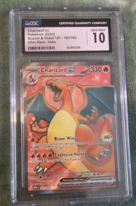 Pokemon Charizard ex 183/165 Sv: Scarlet & Violet 151 Full Art Holo