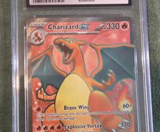 Pokemon Charizard ex 183/165 Sv: Scarlet & Violet 151 Full Art Holo