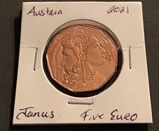 Austria 2021 5 Euros Janus