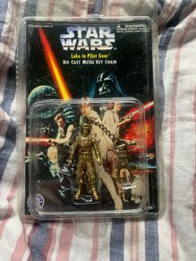 Placo Toys Star Wars Han Solo 1997 Die Cast Metal Key Chain Figure (B19)