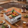 Commercial Electric Griddle 2000W, 50-300 degC Adjustable Temp Control Image 2