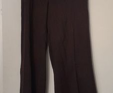 Dark brown trousers by Mango