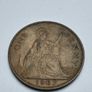 Old English Coin, 1 Penny 1967 England Image 5