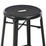 Bar Stools 4 pcs Black Steel Image 4