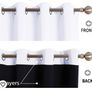White blackout curtains Image 4