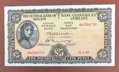 Irish Five pound Lavery Note