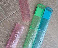 NEW 3 x Toothbrush Case Travel Cover