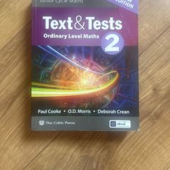 Text and test 2 ordinary level junior cert maths book