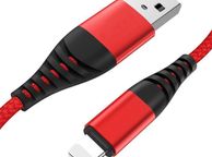 main image for ad New 1m Premium Nylon USB Fast Charge 3.0 3A Data Cable for iPhone #910