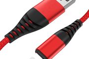 New 1m Premium Nylon USB Fast Charge 3.0 3A Data Cable for iPhone #910