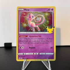 pokemon card mew 25th anniversary