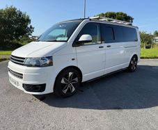VW Transporter Camper Van, Under 2m with Roof Rack